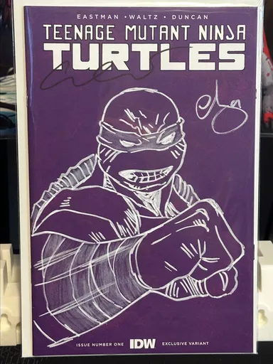 TMNT-Sketch Cover-Signed by Escorza Bro's.