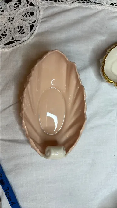 Vintage LENOX pink cream porcelain bowl