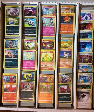 BCW Bulk Box Filled With About 5000 Pokemon Common/Uncommon Cards