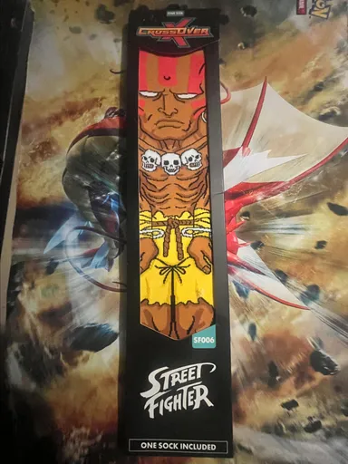 Dhalsim from street fighters single sock