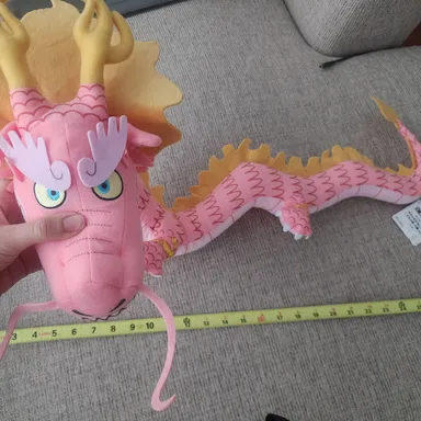 One piece banpresto plush momonosuke pink dragon