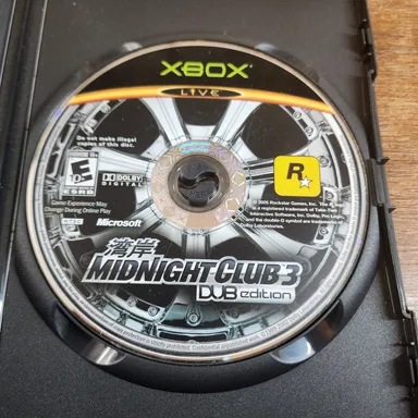 Microsoft Xbox Midnight Club 3 Dub Edition OG Game