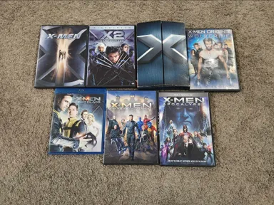 7 X -Men DVD Blu Ray Movie Lot