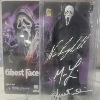 Ghost Face Signed NECA Figure