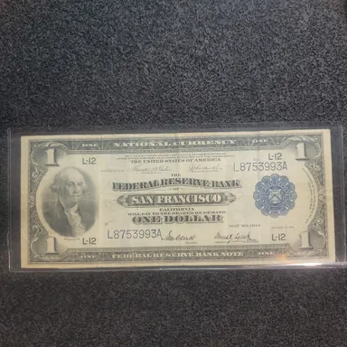 1918 Federal Reserve of San Francisco $1 FR.743