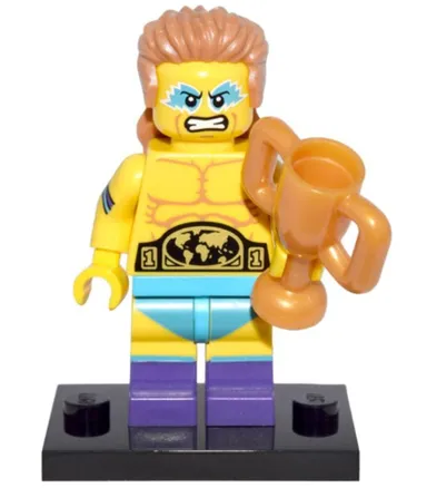Lego CMF Series 15 Wrestling Champion col241 - Minifigure with accessory
