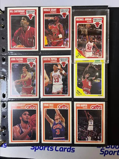1989/90 Fleer Basketball Set with All-Star Set