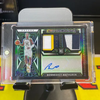 Bennedict Mathurin Obsidian RPA /25 3 color patch 2022 Obsidian