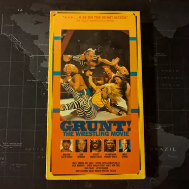 VHS - Wrestling - Grunt! The Wrestling Movie