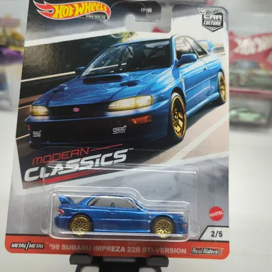 Hot Wheels Modern Classics '98 Subaru Impreza 22B STI