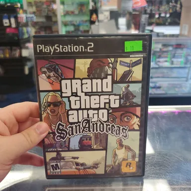 GTA Grand Theft Auto San Andreas PS2 Playstation 2 Complete