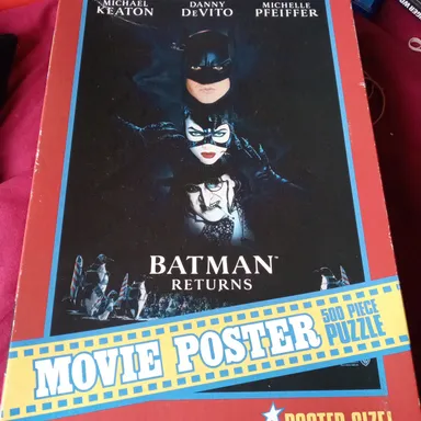 batman returns movie poster puzzle 500 pc