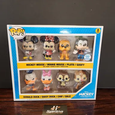 Mickey Mouse / Minnie Mouse / Pluto / Goofy / Donald Duck / Daisy Duck / Chip / Dale (8-Pack)