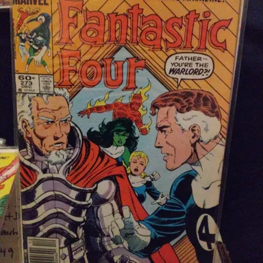 Fantastic Four #273 1984 Newsstand Family Reunion 1st full Nathaniel Richard's Clean and Straight