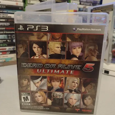 PS3 DEAD OR ALIVE ULTIMATE 5 CIB AND MINTY  US VERSION
