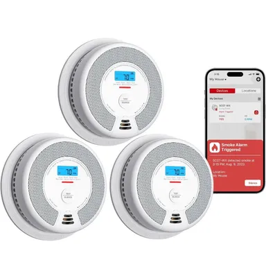 ($135.99)X-Sense WiFi Smart Smoke Detector Carbon Monoxide Detector Combo