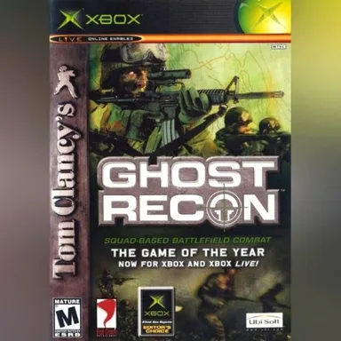 Tom Clancy's Ghost Recon 🔥 Original Microsoft Xbox 🎮 Vintage Video Games