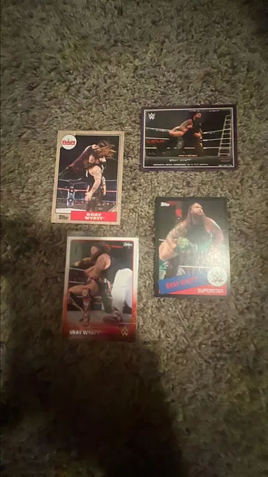WWE Bray Wyatt 4 card lot