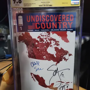 Undiscovered Country 1 Convention Foil Edition CGC 9.8 2019