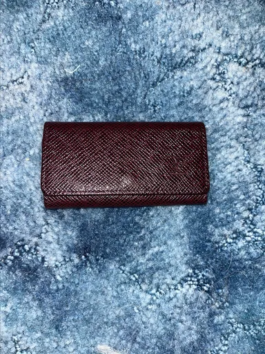Louis Vuitton Brown Taiga Leather 4-Hooks Key Case