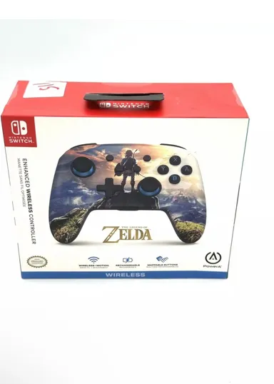 PowerA Enhanced Wireless Controller for Nintendo Switch Zelda Kingdom of Hyrule