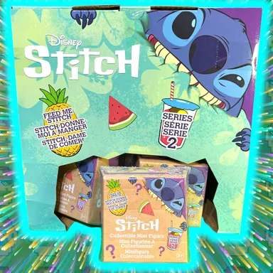 BLIND BAG - DISNEY STITCH Collectable Mini Figure - Feed Me Stitch - SERIES 2