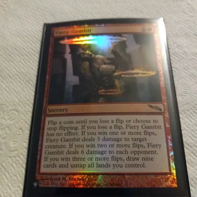 mtg Secret Lair Foil Fiery Gambit