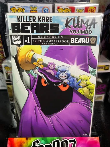Killer Kare Bears #1 Usagi Yojimbo TMNT Homage No Hands Trade Cover - Ltd 4/20
