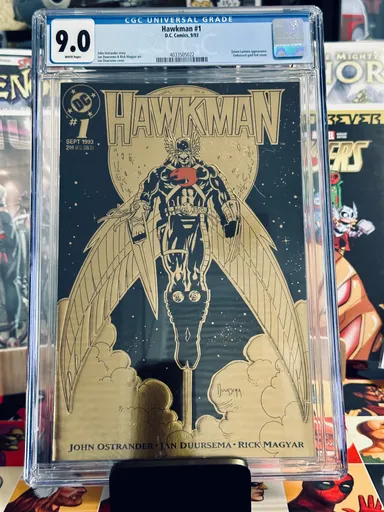 Hawkman #1 CGC Gold cover