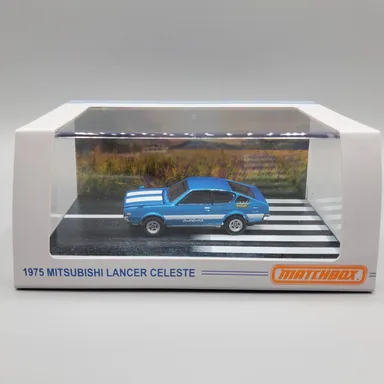 Matchbox Mattel Creations Exclusive Series Blue 1975 Mitsubishi Lancer Celeste