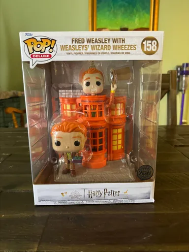 Fred Weasley with Weasleys' Wizard Wheezes