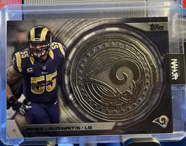 James Laurinaitis 2014 Topps NFL Kickoff Coin Card