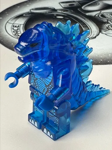 Custom blue transparent Godzilla