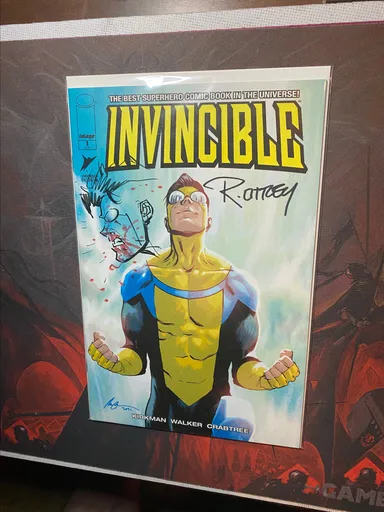 Invincible #1 Convention Exclusive Variant Remarked signed Ryan Ottley