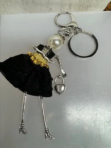 50 lady purse charm keychain