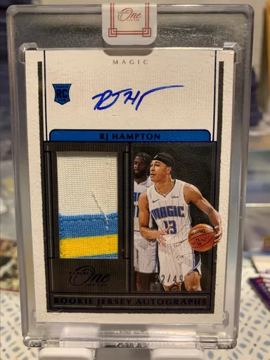 Panini One Rookie Jersey Autographs RPA