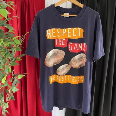 VINTAGE RESPECT THE GAME FOOTBALL TEE