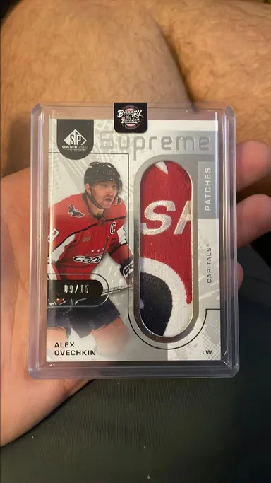 Alex Ovechkin SP Game Used Supreme patch