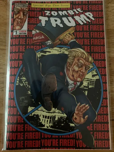 Zombie Trump  Donald Trump Comic Book