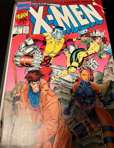 X-Men #1 Oct. 1991  1st Issue A Legend Reborn Gambit Cover