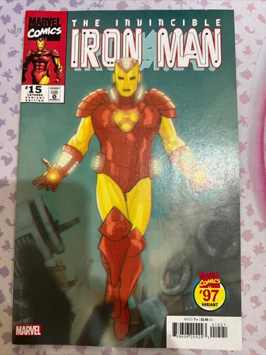 Marvel Comics ‘The Invincible Iron Man’ #15 (2024) Marvel '97 Variant Cover