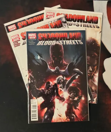 Shadowland: Blood on the Streets #1-4 Complete set