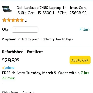 Dell Latitude 7480 14" Laptop