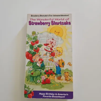 The Wonderful World of Strawberry Shortcake vhs