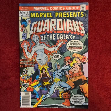 Marvel Presents: Guardians of The Galaxy #7 ~ 1976 ~ NM(9.2) Cond ~ Death of Topographical Man