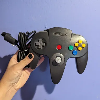 Nintendo 64 controller black n64