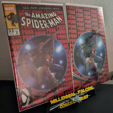 Amazing Spider-Man #33 NYCC Foil Virgin & Trade