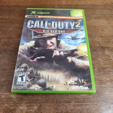 Microsoft Xbox Call Of Duty 2 Big Red One CIB OG Game