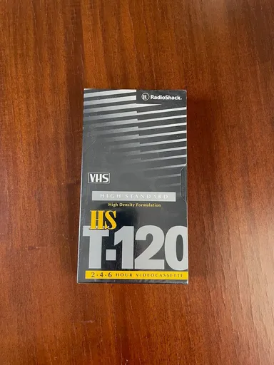 VHS T-120 Blank Video Cassette Tape