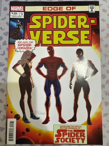 EDGE OF SPIDER-VERSE #3 PETE WOODS HOMAGE COVER VARIANT COMIC NM MARVEL 2024